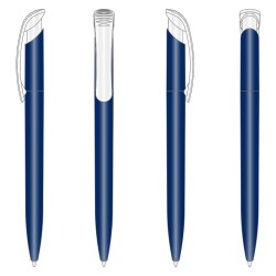 Ручка шариковая Clear Ritter Pen, тёмно-синий 02000/1302-0101