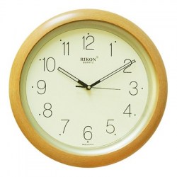 Часы настенные Rikon, коричневый 10751 Brown Wood