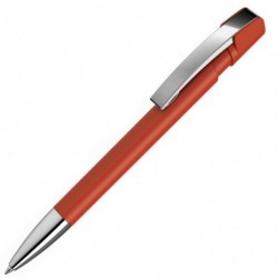 Ручка кулькова Sky M SI GUM с soft-touch, червоний (1100125G1F)