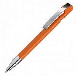 Ручка кулькова Sky M SI GUM с soft-touch, помаранчевий (1100125G2F)