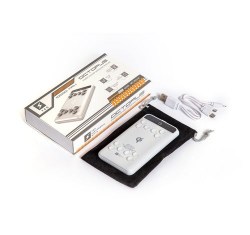 Зарядное устройство Octopus 10000 mah (Powerbank) 10 000 мАч, пластик, белый (8015-01)