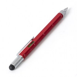 Ручка металлическая Multi-tool 5 в 1, красный 11N07B1F2