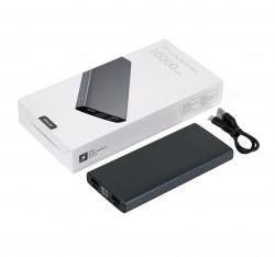 Зарядное устройство (Powerbank)USB Cooper 10000 mAh, пластик, белый (8020-01)