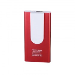 Повербанк HitClip, 3000 mAh, с клипсой, красный (3009-2)