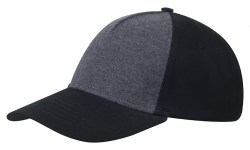 Кепка COFEE Jersey 4027, чёрный - серый (4027-3)