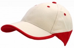 Кепка COFEE Wedge 4040, бежевый и красный (4040-5 CO)