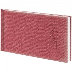 Еженедельник карманный датированный BRUNNEN Tweed, A6, красный (73-755 32 20)