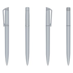 Ручка шариковая Flip Ritter Pen, серебряный 50121