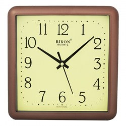 Часы настенные Rikon, коричневый 6551 Brown