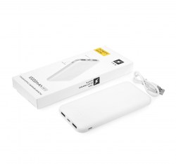 Зарядное устройство Pocket (Powerbank) 5000 мАч, пластик, белый (8003-01)