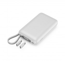 Зарядное устройство (Powerbank)USB Cooper 10000 mAh, пластик, белый (8020-01)