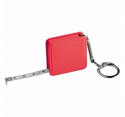 Рулетка-брелок Meter, красный (9014-04)