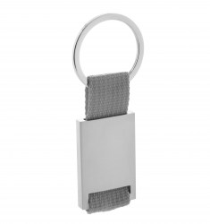 Брелок для ключей Ribbon, серый (9100-10)