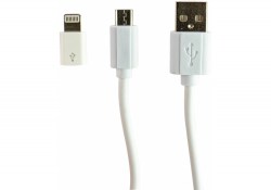 Зарядное устройство (Powerbank) 20000 мАч, пластик, белый (O74107)