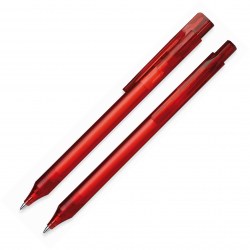 Ручка шариковая прозрачная SCHNEIDER Essential, красный S9373982