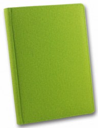 Ежедневник A5 BRISK Cambric, салатовый