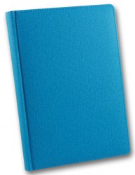 Ежедневник A5 BRISK Cambric, голубой