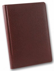 Ежедневник A5 BRISK Crocodile, коричневый