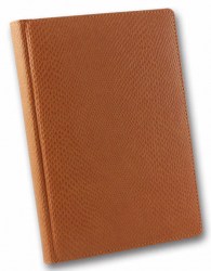 Ежедневник A5 BRISK Crocodile, рыжый