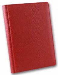 Ежедневник A5 BRISK Crocodile, красный