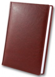 Ежедневник A5 BRISK Sarif, красно-коричневый