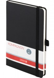 Записная книжка BRUNNEN Kompagnon А5, чёрный (в точку) (10-55 229 05)