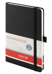 Записная книжка BRUNNEN Kompagnon А5, чёрный (в клетку) (10-552 28 05)