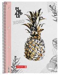 Коледж-блок BRUNNEN Premium, А4, Pineapple (в линейку) (10 679 27 651)