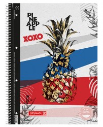 Коледж-блок BRUNNEN Premium, А4, Pineapple (в клетку) (10 679 28 651)