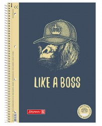 Коледж-блок BRUNNEN Premium, А4, Boss Black (в клетку) (10 679 28 652)