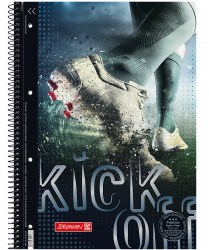 Коледж-блок BRUNNEN Premium, А4, Football (в клетку) (10-679 28 68)