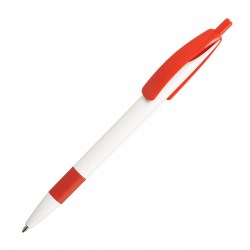Ручка шариковая Viva Pens Cleo rubber, красный CLR3-0104     