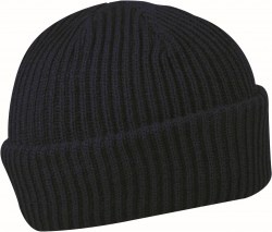 Шапка акриловая COFEE Double Cuffed 3031, тёмно-синий (3031-14 CO)