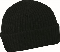 Шапка акриловая COFEE Double Cuffed 3031, чёрный (3031-3 CO)