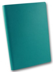 Ежедневник A5 BRISK Frankfurt (интегральная обложка), бирюзовый