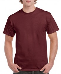 Футболка унисекс GILDAN Heavy, тёмно-бордовый (maroon) (2073)