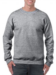 Реглан унисекс GILDAN Heavy Blend, серый (graphite heather) (3566)