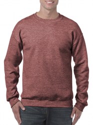 Реглан унисекс GILDAN Heavy Blend, светло-бордовый (heather sport dark maroon) (3157)