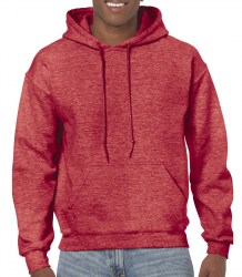 Реглан с капюшоном GILDAN Heavy Blend, красный (heather sport scarlet red) (2318)
