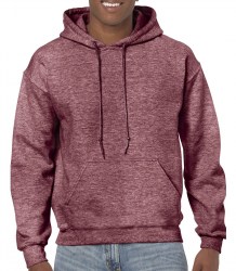 Реглан с капюшоном GILDAN Heavy Blend, светло-бордовый (heather sport dark maroon) (2315)