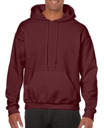 Реглан с капюшоном GILDAN Heavy Blend, тёмно-бордовый (maroon) (3204)