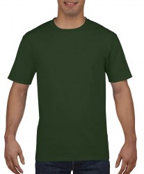 Футболка унисекс GILDAN Premium, тёмно-зелёный (forest green) (2240)