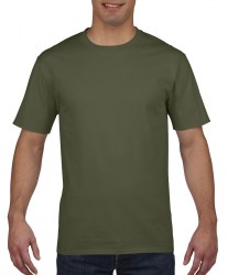 Футболка унисекс GILDAN Premium, армейский (military green) (2246)