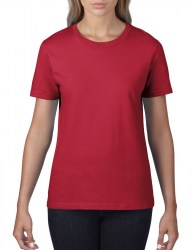 Футболка женская GILDAN Premium, красный (red) (2260)