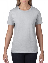 Футболка женская GILDAN Premium, серый (sport grey) (2262)