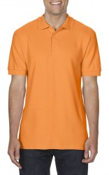 Рубашка поло унисекс GILDAN Premium Cotton 223, мандарин (tangerine) (2147)