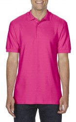 Рубашка поло унисекс GILDAN Premium Cotton 223, розовый (heliconia) (2134)