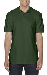 Рубашка поло унисекс GILDAN Premium Cotton 223, тёмно-зелёный (forest green) (2132)