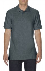 Рубашка поло унисекс GILDAN Premium Cotton 223, тёмно-серый (dark heather) (2131)