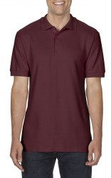 Рубашка поло унисекс GILDAN Premium Cotton 223, тёмно-бордовый (maroon) (2139)